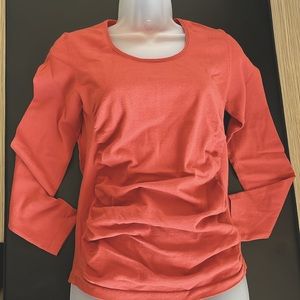 LAVIA Made in Italy dark coral top